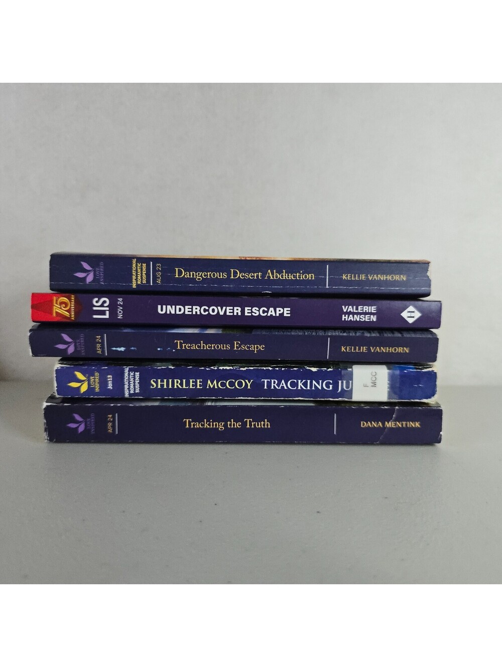 Love Inspired Suspense Book Lot Harlequin Mystery Romance Christian Thrillers